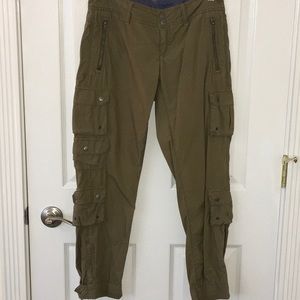 Athleta army green Cargo pants